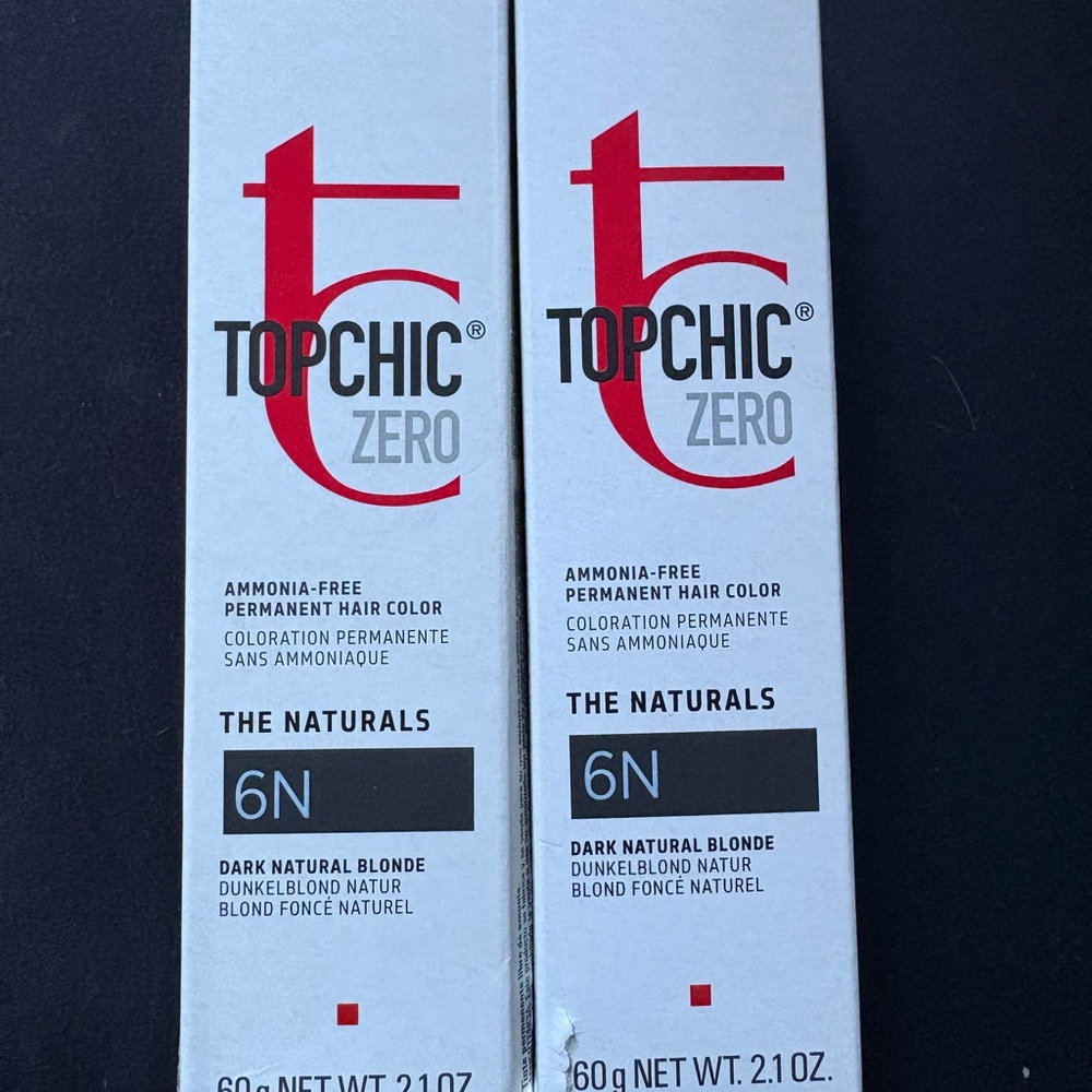 Topchic Zero Dark Natural Blonde Hair Color 2 Pack